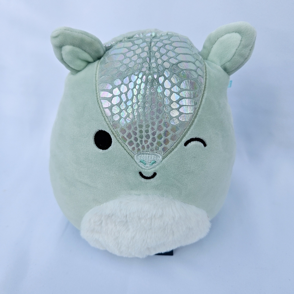Squishmallows Wildlife Arilla The Armadillo Mint Green Plush Toy